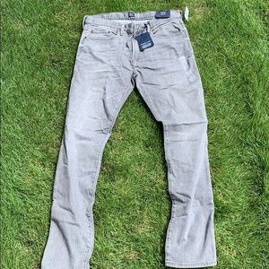Gray Gap Jeans (Skinny Leg) (Mid Rise)